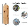 JCs Wildlife Wood Suet Log Jammer Suet Plug Feeder - Holds 3 Suet Plugs - Woodpecker Feeder - Made in the USA - 4 of 4