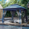 UPTIOT 11 Ft. W x 11 Ft. D Steel Pop-up Gazebo - 3 of 4