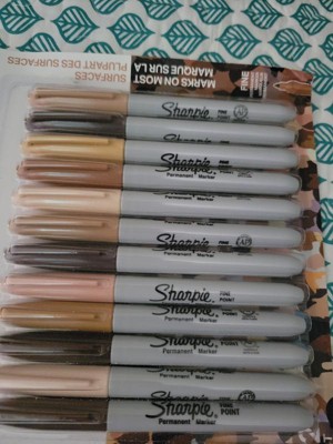 Sharpie 12pk Permanent Markers Fine Tip Multicolored : Target