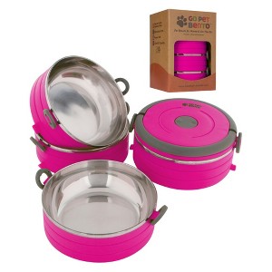 Healthy Human Travel Dog Bowls | Set of 3 Interlocking Bowls - 1 of 4