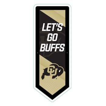 Evergreen Ultra-Thin Glazelight LED Wall Decor, Pennant, University of Colorado- 9 x 23 Inches Made In USA