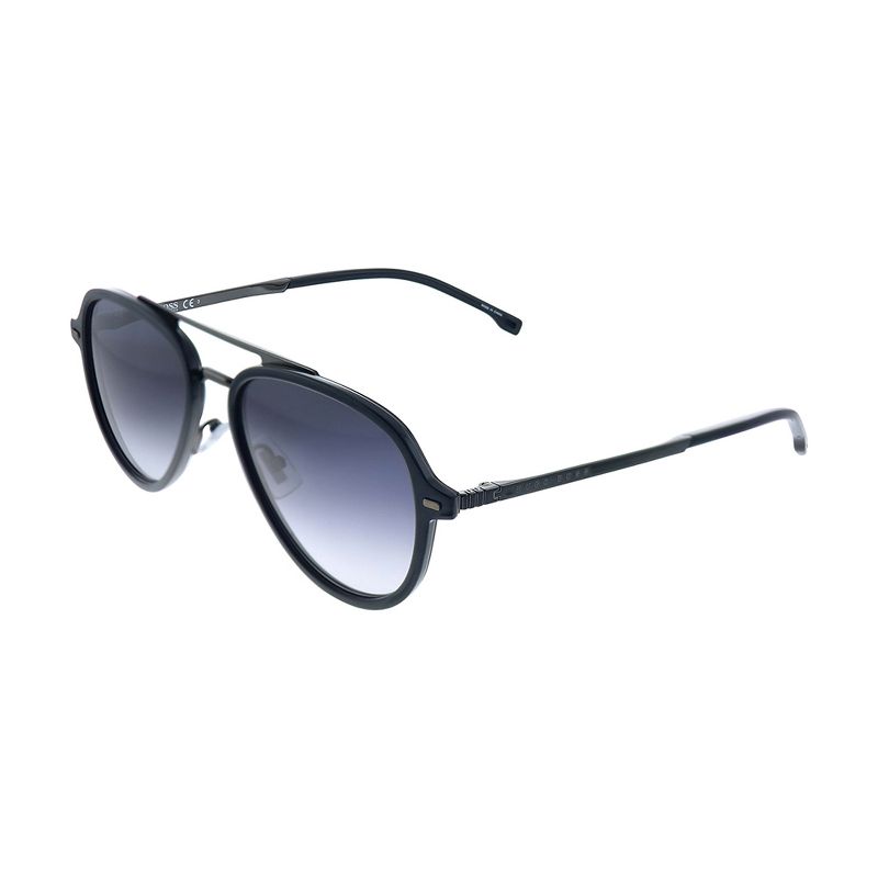 Hugo Boss BOSS 1055 807 Unisex Aviator Sunglasses Black 56mm, 1 of 4