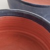 Plum & Post Studio Decorative Low Bowls, Set of 2 - Navy, Handcrafted - 4 of 4