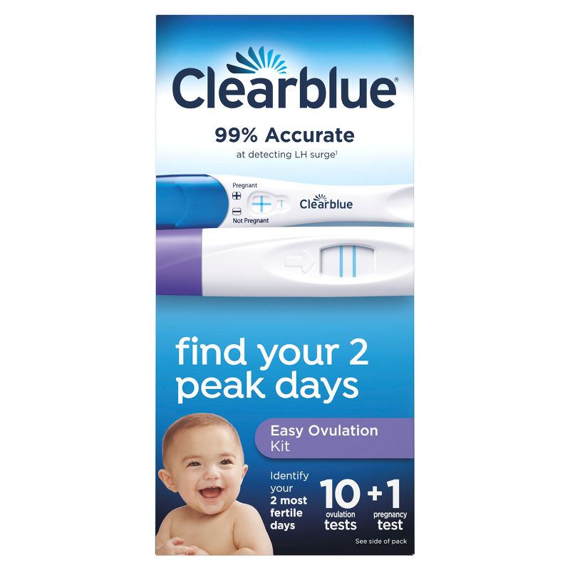 Clearblue Easy Ovulation Kit with Pregnancy Test - 11ct, 1 of 10