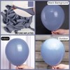 PartyWoo Balloons Dusty Blue Boho 18 12 10 5 Inch 140 pcs - 2 of 4