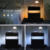 QingMoon Modern Nightstand with 3 Drawers, LED Bedside Tables, for Bedroom Living Room Bedside Furniture - 2 of 4