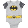 DC Comics Justice League Baby 3 Pack Bodysuits Newborn to Infant - 3 of 4