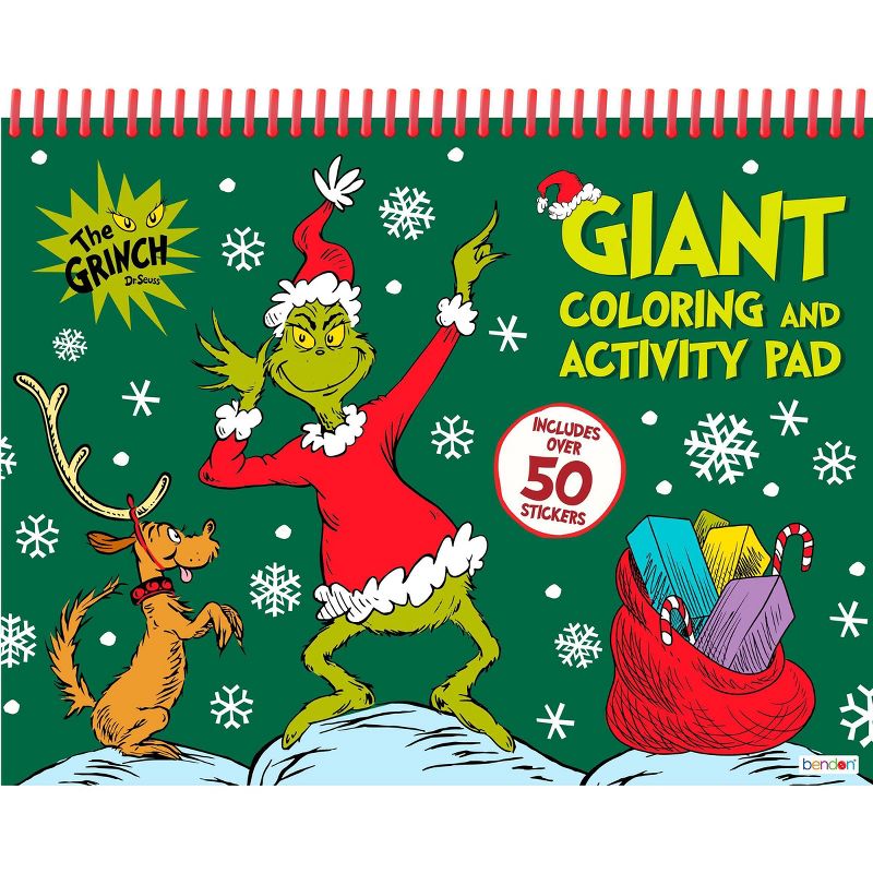 Grinch Holiday Giant Activity Pad with Stickers, 1 of 6
