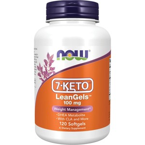 NOW 7-Keto Leangels 100 Milligrams 120 Sgels - 1 of 2