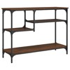 vidaXL Console Table with Shelves Brown Oak 39.4 in.x13.8 in.x29.5 in. - 2 of 4