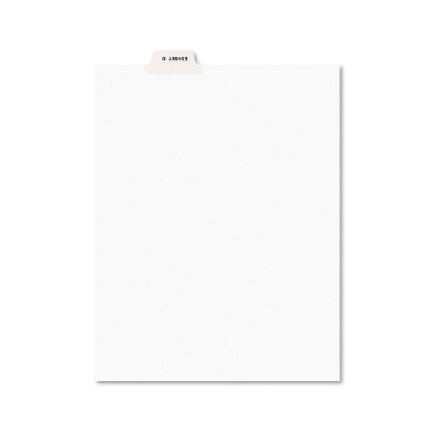 Avery-Style Preprinted Legal Bottom Tab Divider Exhibit D Letter White 25/PK 11943