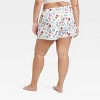 Women's Lace Trim Boxer Pajama Shorts - Colsie™ - 3 of 3