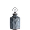 Uttermost Mathias Gray-Blue Glaze Ceramic Vessel Set of 3 - 2 of 4