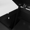 Zevemomo 36.6" Anti-Theft Parcel Delivery Box with Lock, Outdoor Package Drop & Mail Storage for Porch, Courtyard, Garage or Apartment Door, Black - 4 of 4