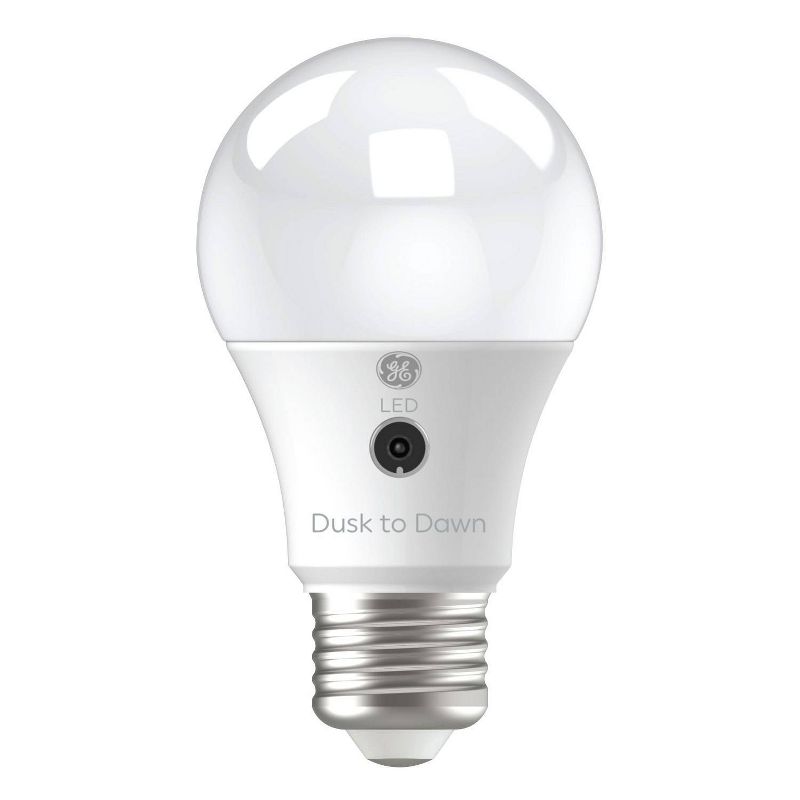 GE 2pk 9 Watts Soft White Medium Base LED+ Dusk to Dawn Outdoor Light Bulbs, 4 of 7