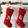 Knit Monogram Christmas Stocking Red - Wondershop™ - 2 of 3