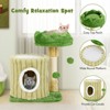 Munora Cat Tree with Sisal Scratcher - Indoor Activity Center for Cats (2 Styles) - Plush Perch, Spring Toy & Stable Base - 3 of 4
