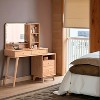 GDFStudio Crichton Modern Solid Oak Dresser Table with 4 Drawers and Shelves - 2 of 4
