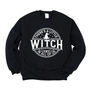 A Little Witch In All Of Us -  Womens Graphic Sweatshirt - 1 of 4