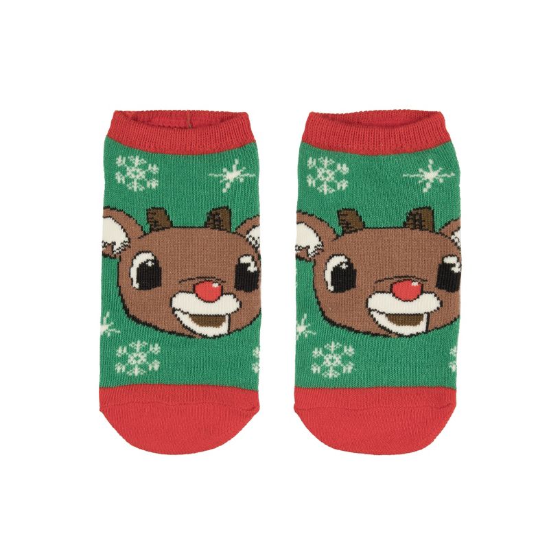 Rudolph The Red-Nosed Reindeer Week of Socks Youth 7-Pack Set, 2 of 7