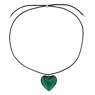 Glass Heart Necklace