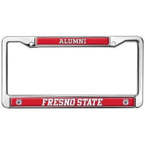 Fresno State Alumni Design Full Size Standard License Plate Metal Frame - 1 of 4