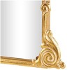 Olivia & May 48"x28" Metal Tall Ornate Arched Baroque Floor Mirror Gold: Vintage Style, Keyhole Mount, Wood Frame - image 3 of 4