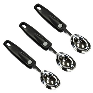 Chef Craft Heavy Duty Chrome Plated Easy Grip Ice Cream Scoop - 1 of 2