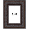 PosterPalooza | Photo Size 3.5" Wide Ornate Brown Frame - UV Acrylic, Foam Board Backing, Hanging Hardware - 2 of 4