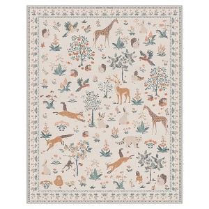 Abynow Medallion Distressed Persian Indoor Area Rug - 1 of 4