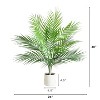 HomeStock  2.5 ft. Artificial Palm Tree in Pot for Indoor/Outdoor - 2 of 4