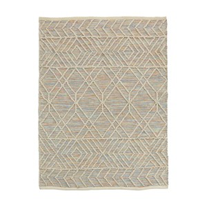 4x6 Geometric Hand Woven Indoor/Outdoor Rug Multicolor - National Tree Company - 1 of 3