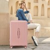 20"/24"/28" 3 pcs/set in ABS Spinner Wheel Luggage, Modern Carry on Suitcase, Matching Color, TSA Combination Lock - 3 of 4