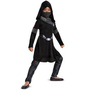 G.I. Joe Snake Eyes Classic Girls' Costume, Medium (7-8) - 1 of 3