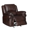 Hybition Leather Recliner Living Room Seat Chair with Adjustable Footrest - 2 of 3