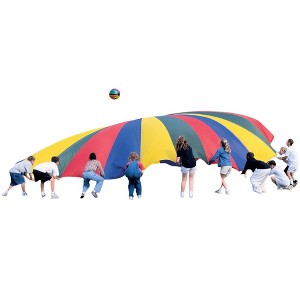 Sportime GripStarChute Parachute with 40 Handles, 45 Feet, Multiple Colors - 1 of 1