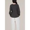 Women's Side Vent Button Down Sweater - GRADE & GATHER - 4 of 4