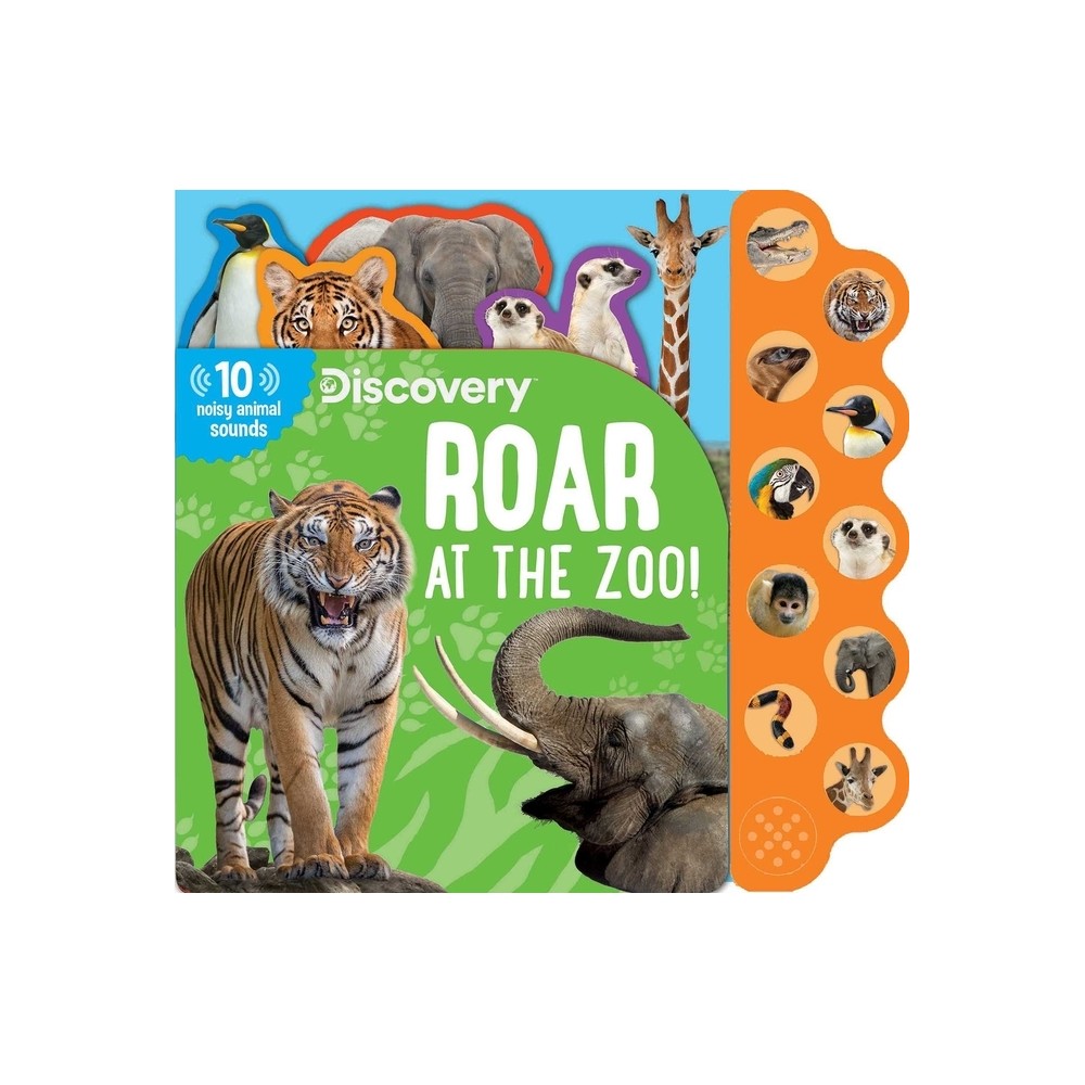 Discovery: Roar at the Zoo! - (10-Button Sound Books) by Thea Feldman (Board Book)