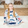 Solaris Fleece Blanket Hoodie Sweatshirt for 7-16yr Kid Teen Youth, Cozy Warm Plush Fleece Wearable Blanket Pullover with Larger Pocket - 2 of 4