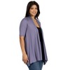 Maternity Loose Fit Open Front Cardigan - 24seven Comfort Apparel™ - 2 of 3