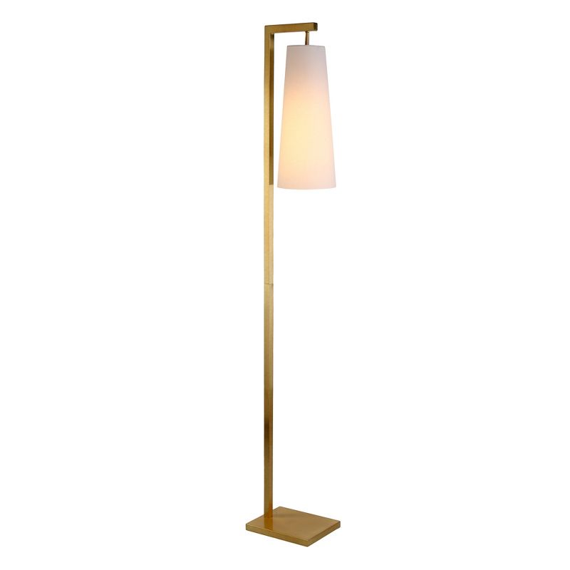 Hampton & Thyme 71" Tall Floor Lamp with Fabric Shade, 4 of 9
