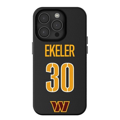 Keyscaper NFL Washington Commanders Players Game Tactic MagSafe Compatible Cell Phone Case for Apple iPhone