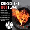 El Fuego Portable Smokeless Fire Pit with 8-Hour Starter Wax Fuel for Interval Burning – Wood Pattern - 3 of 4