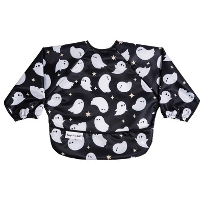 Tiny Twinkle Mess-Proof/Waterproof Long-Sleeve Baby Bib, Machine Washable Smock for Eating