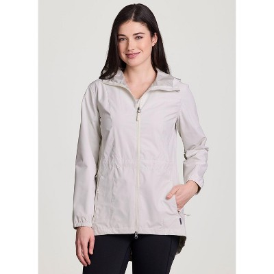Avalanche Outdoor Ripstop Rain Jacket, Adjustable Anorak Rain Coat with Zipper Pockets