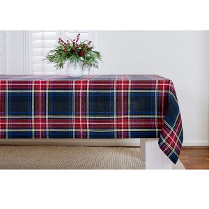 Solino Home Linen Plaid Tablecloth | Stewart Plaid - 1 of 4