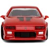 1985 Chevrolet Camaro Red with Black Top and Stripes "Collection" Series 1/64 Diecast Model Car by Majorette - 4 of 4