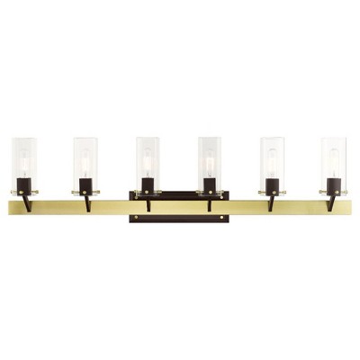 Livex Lighting Beckett 6 - Light Vanity in  Satin Brass