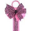 Wrapables Duck, Turkey, Elephant, Pig Ribbon Sculpture Hair Clips with Leopard Hair Clip / Hair Bow Holder - 4 of 4