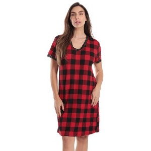 Just Love Short Sleeve Nightgown for Women  Cozy, Lightweight Sleepwear with Classic Design - 1 of 3